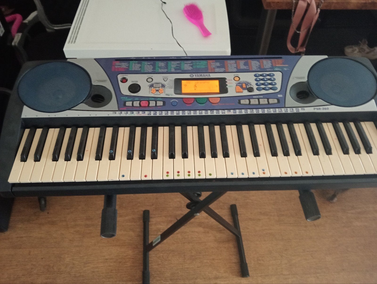Yamaha keyboard psr 260 met adapter en lader zie foto,s, Ophalen of Verzenden, Zo goed als nieuw, 61 toetsen, Yamaha