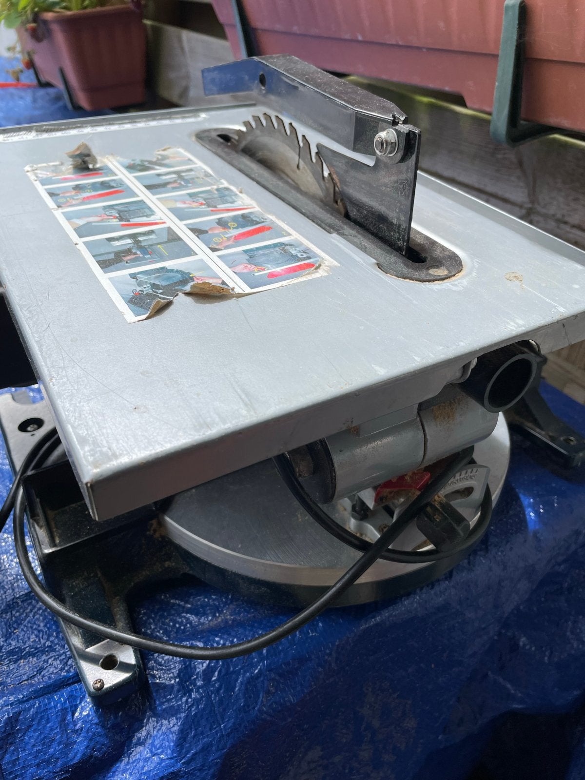 Einhell KGST 210/1 Afkortzaag - 1200W, Ophalen, Gebruikt, Afkortzaag, 30 tot 70 mm