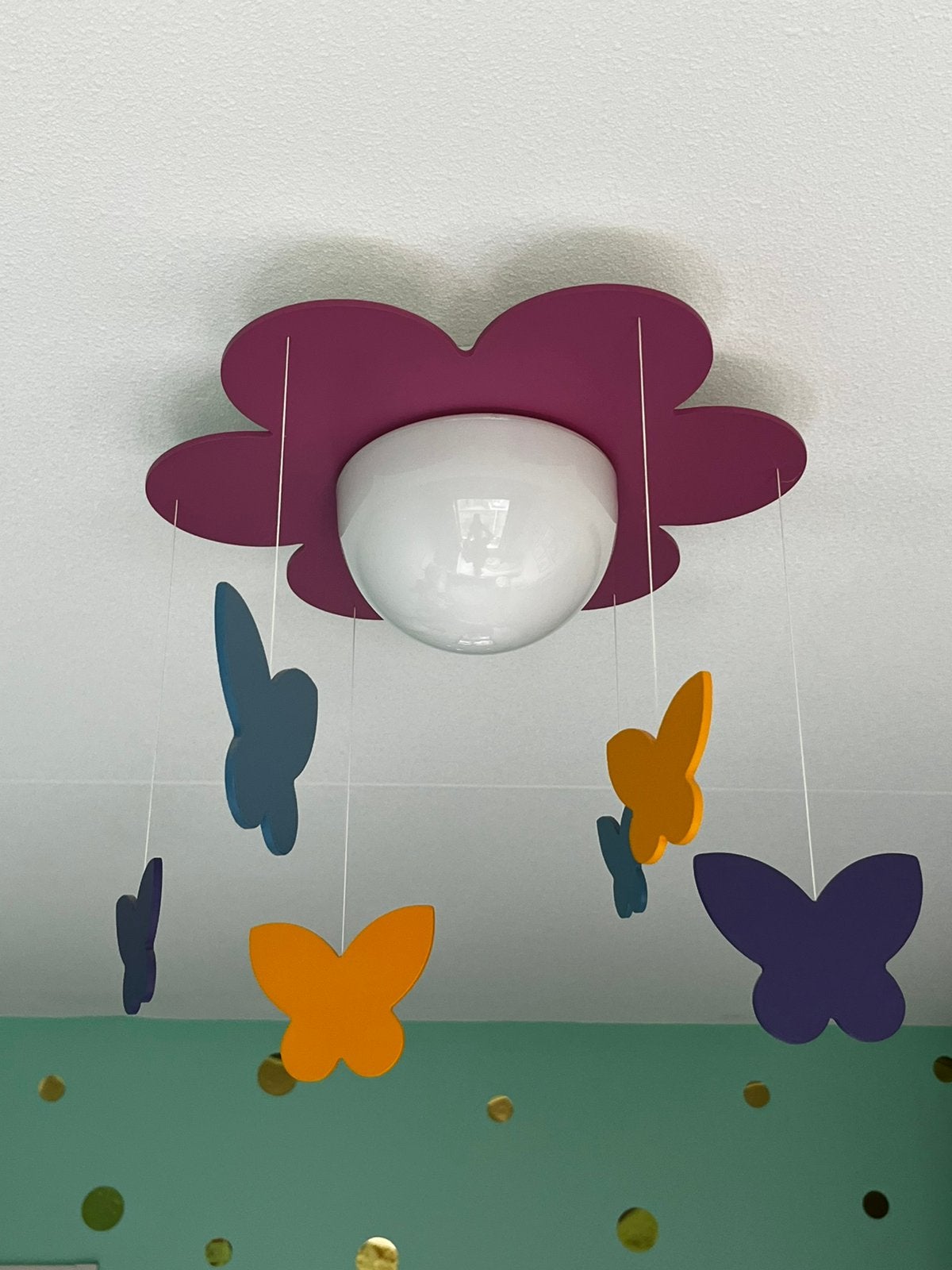 Philips Kinderlamp / Plafondlamp vlinders, Ophalen, Zo goed als nieuw