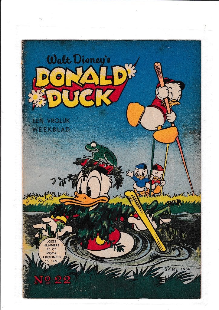 Donald Duck 1954 - No. 22, Eén stripboek, Verzenden