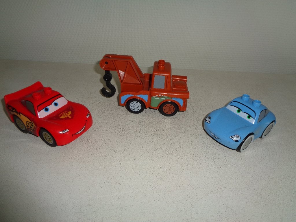 3 Duplo cars auto's., Ophalen of Verzenden, Zo goed als nieuw, Duplo