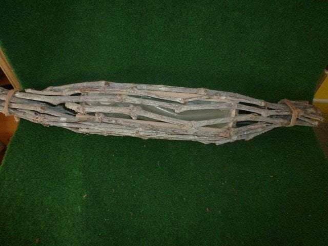 NIEUW 1 groot ovale houten bakje voor bloemstuk of plantje, Ophalen of Verzenden, Nieuw, Knutselwerk