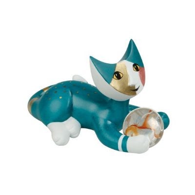 Kattenbeeldje Cino van Rosina Wachtmeister firma Goebel, Ophalen of Verzenden, Zo goed als nieuw, Dier