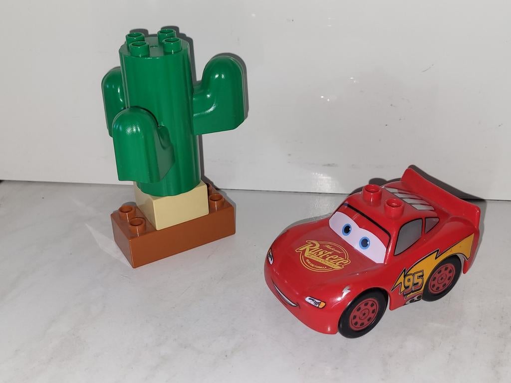 Duplo Disney Cars Bliksem Mc Queen, Gebruikt, Ophalen of Verzenden, Duplo, Duplo