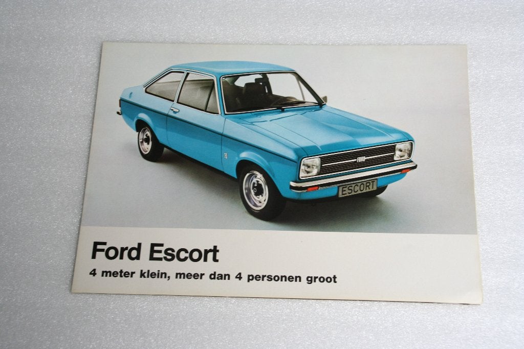 Folder Ford Escort (08-1975) (38), Ophalen of Verzenden, Nieuw, Ford