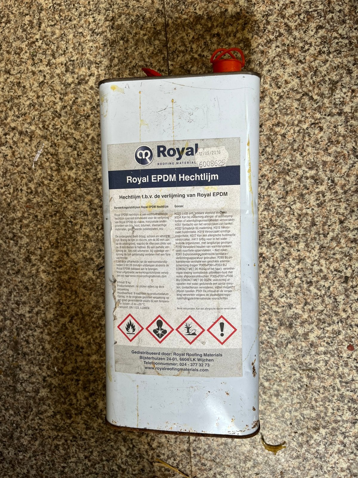 Royal EPDM hechtlijm, Overige materialen, Gebruikt, Overige kleuren, Overige typen