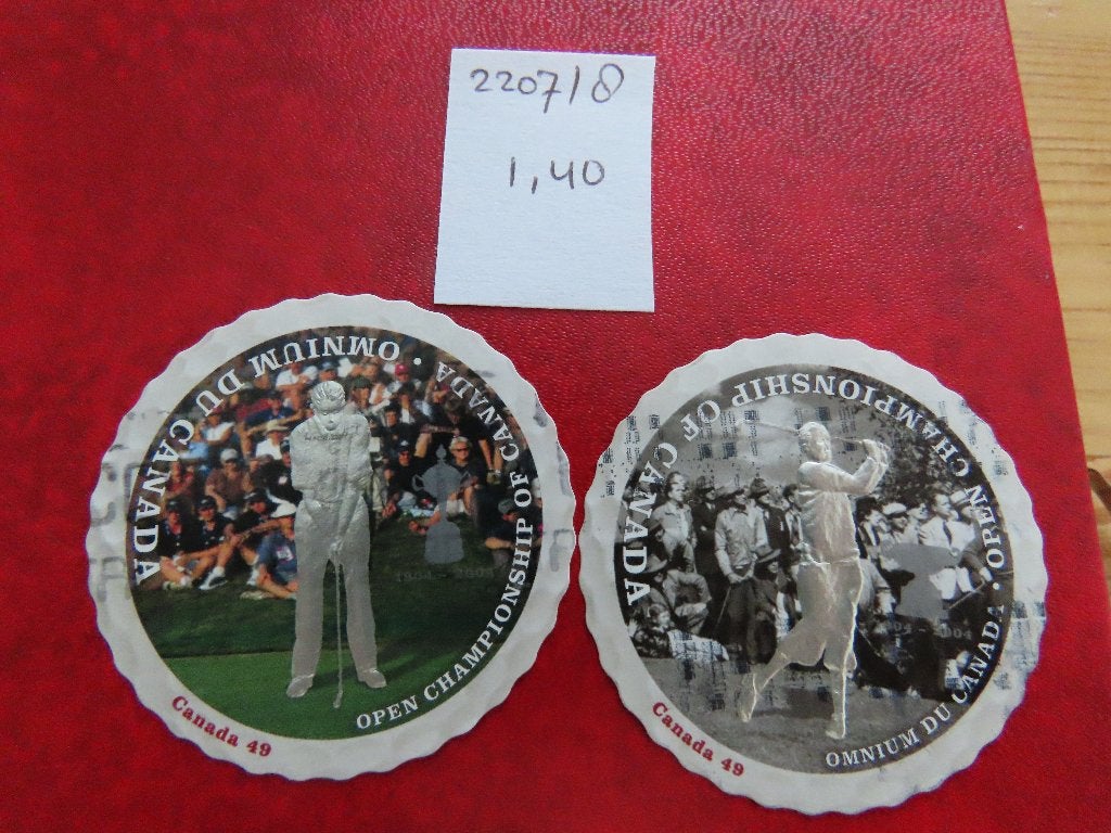 Canada 2207/08, Ophalen of Verzenden, Gestempeld, Noord-Amerika
