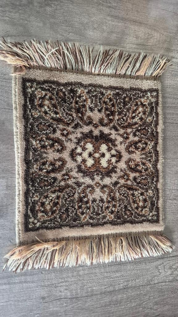handgeknoopt Perzische tafelkleedje (5), Ophalen of Verzenden, Gebruikt, Rechthoek, Binnen