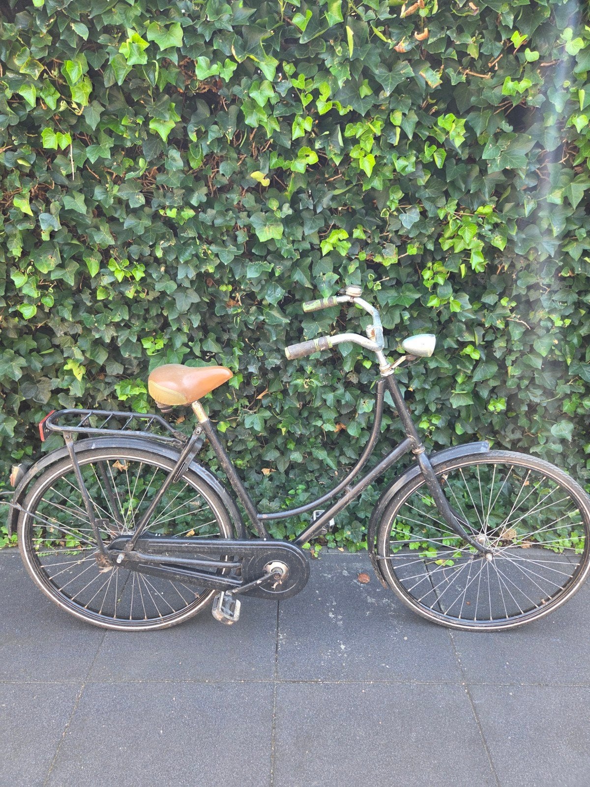 oude oma fiets ophalen voor kratje Heineken, Ophalen, Gebruikt, Terugtraprem