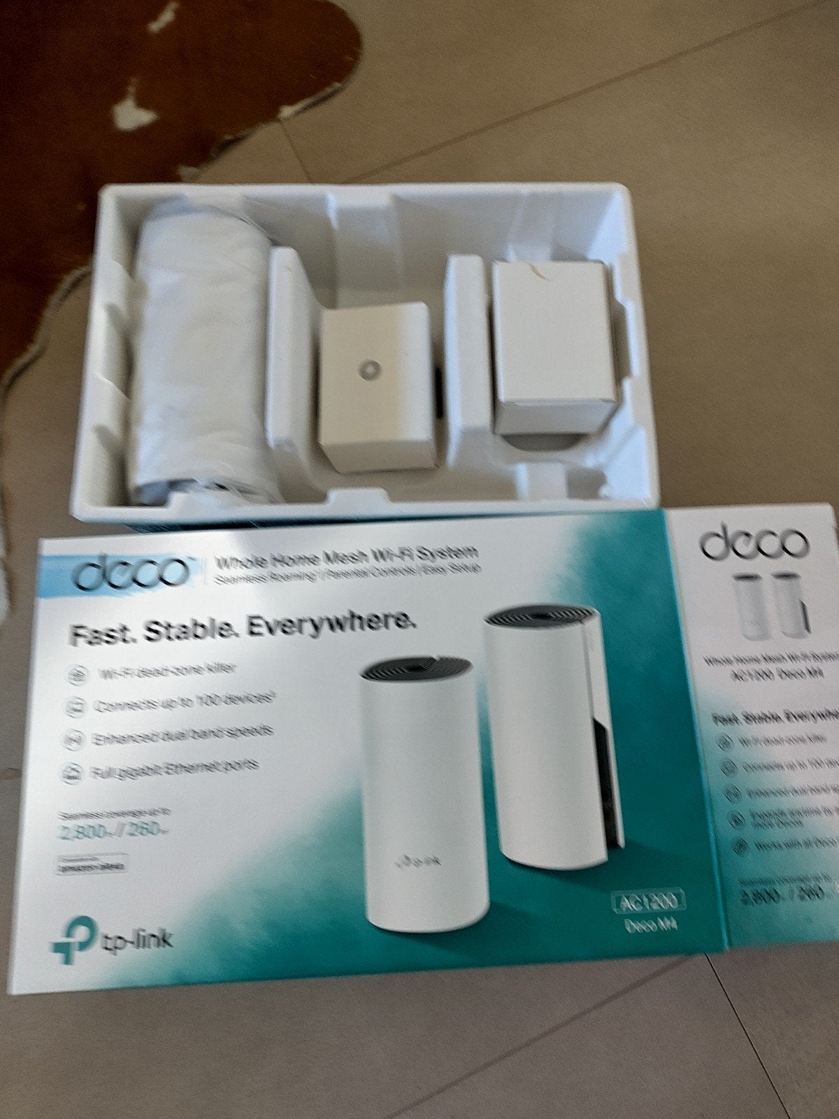 1 TP-Link Deco M4 (AC1200) Mesh Wifi Router - Nieuw, Ophalen, Nieuw, TP-Link Deco