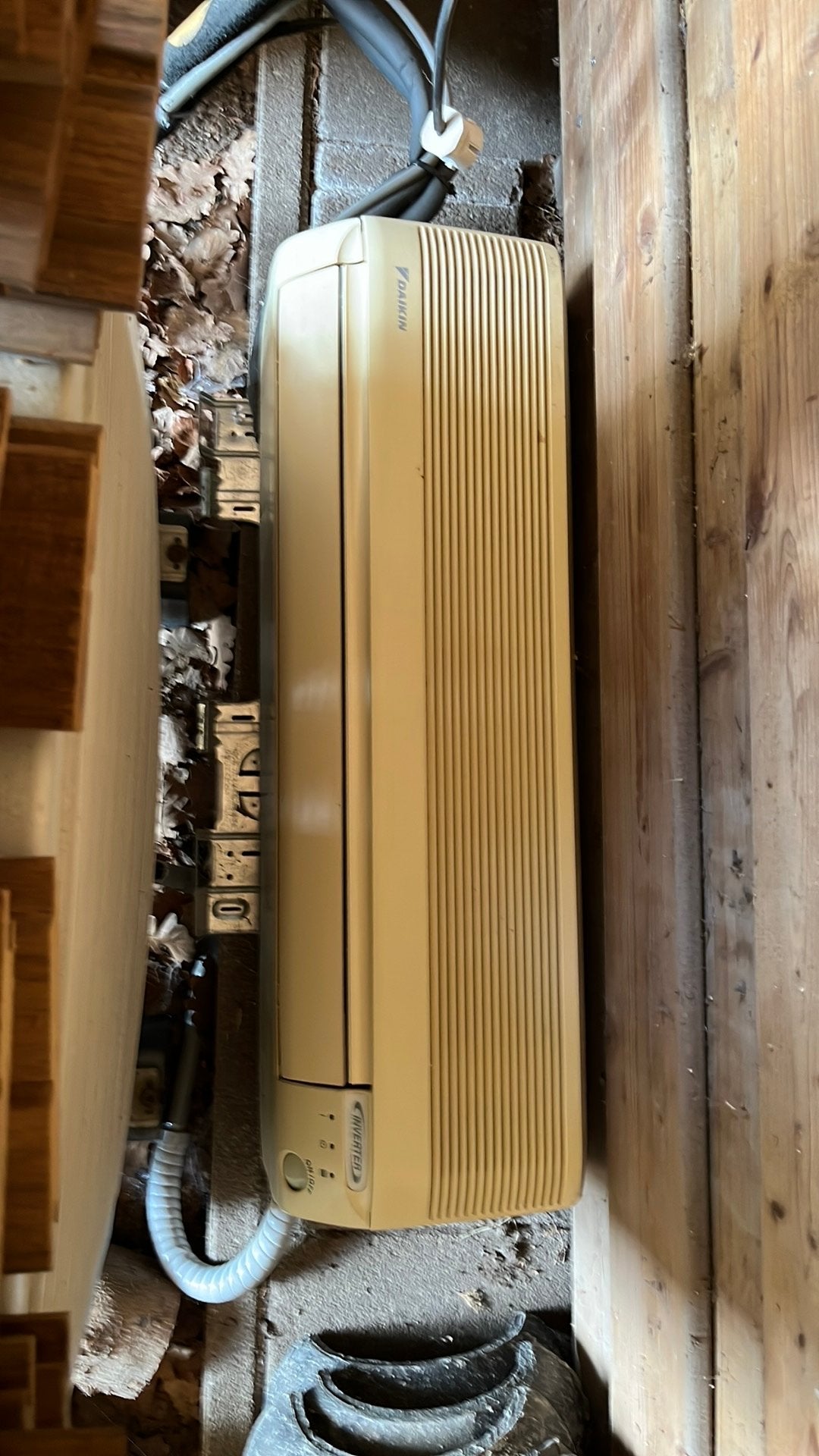 Airco binnen + buiten unit Daikin, Witgoed en Apparatuur, Airco's, Ophalen, Gebruikt, 3 snelheden of meer, Koelen en Ontvochtigen