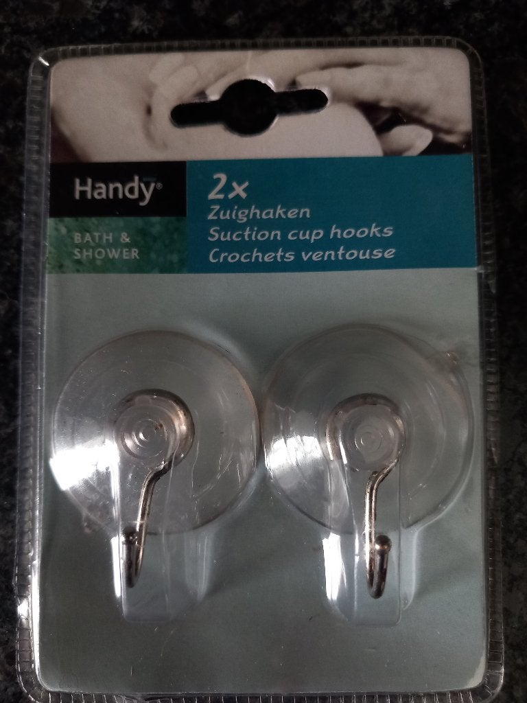 Twee transparante silicone zuighaken ophanghaken gloednieuw!, Ophalen of Verzenden, Nieuw, Overige typen