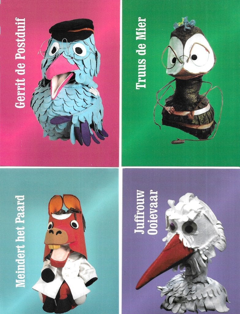4 x De Fabeltjeskrant - Limited edition, Verzenden, 1980 tot heden, Ongelopen, Sterren en Beroemdheden
