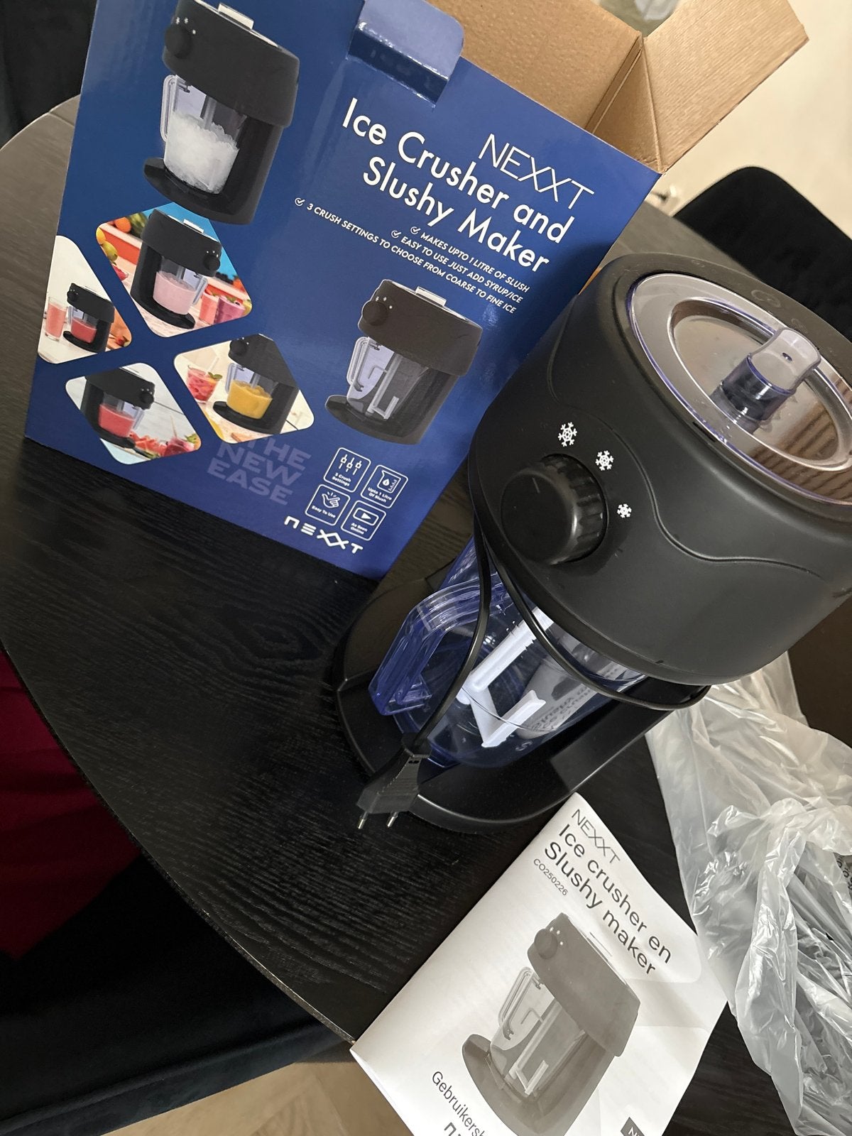 NEXXT IJscrusher en Slush Maker - Nieuw in doos, Ophalen of Verzenden, Nieuw