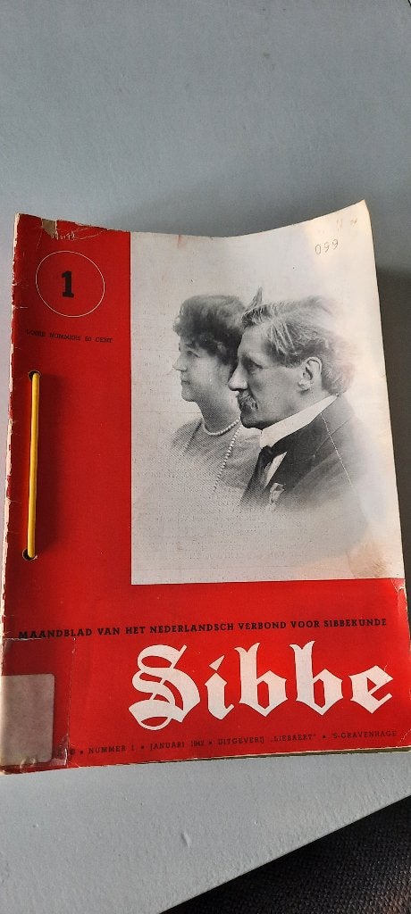 Sibbe Maandblad - Nederlandsch Verbond voor Sibbekunde, Ophalen of Verzenden, Gelezen, Geschiedenis en Politiek