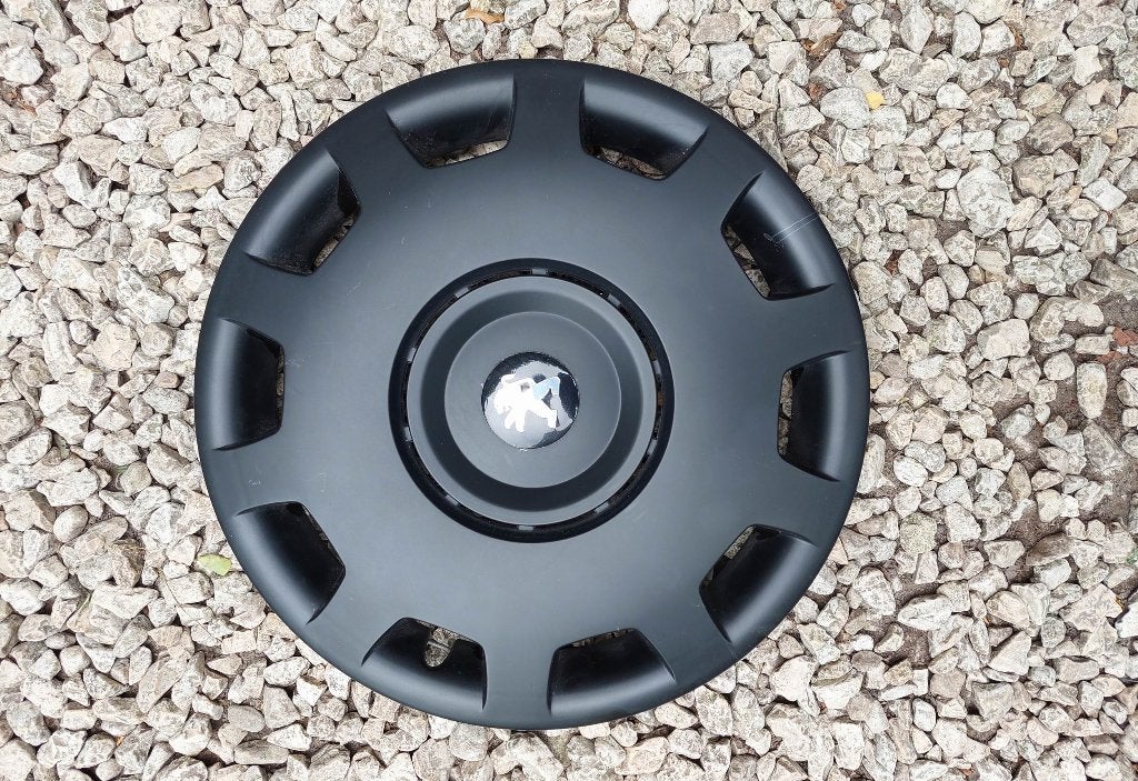 wieldoppen 14 inch Peugeot  Granit/Alabaster, Ophalen