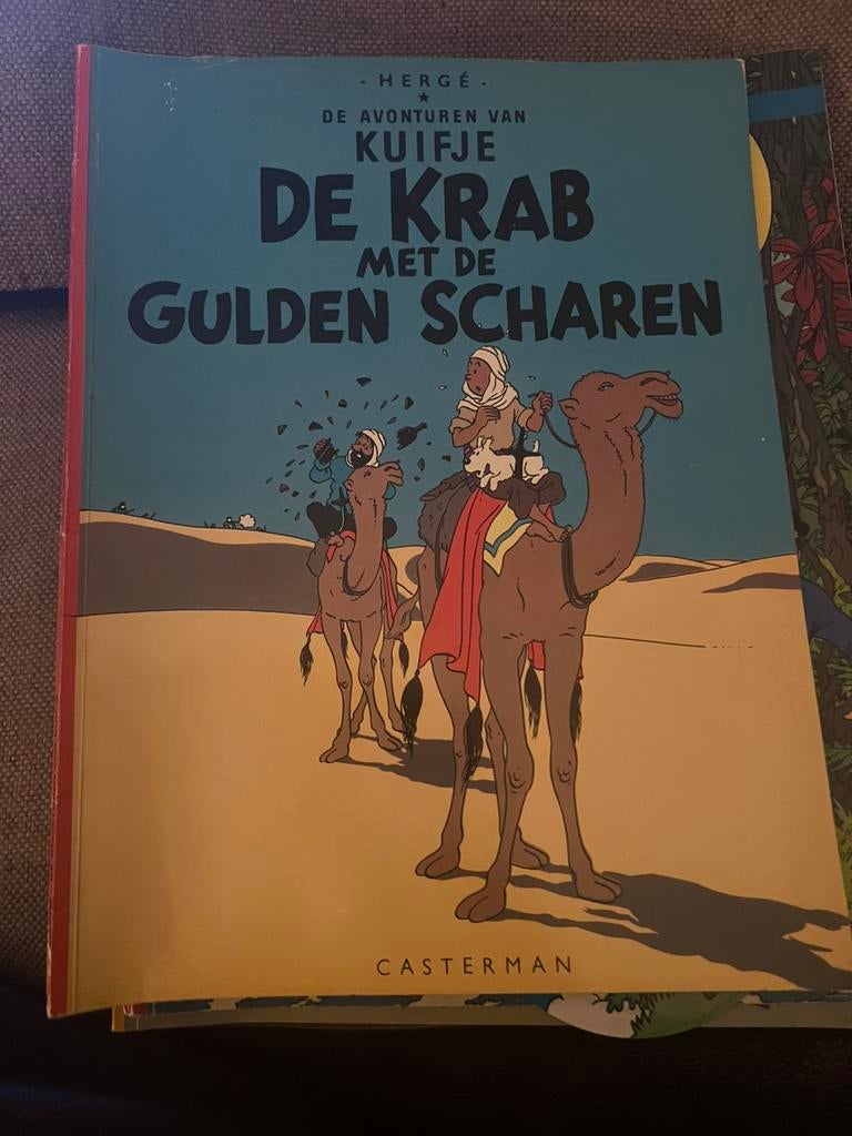 vintagr stripalbum Kuifje De krab met de gouden scharen, Eén stripboek, Ophalen of Verzenden, Zo goed als nieuw