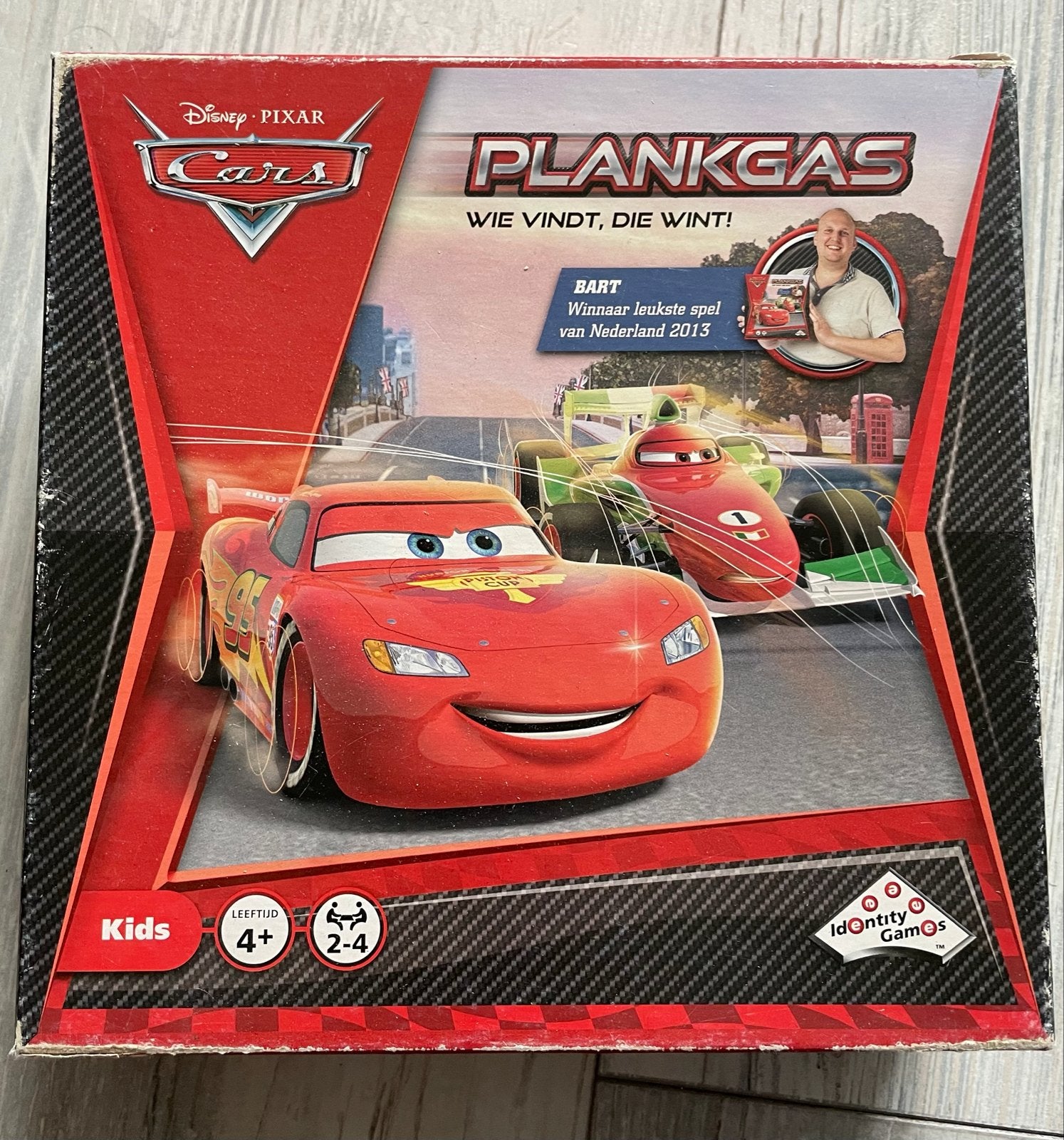 Disney Pixar Cars Plankgas Bordspel - Winnaar 2013, Drie of vier spelers, Ophalen of Verzenden, Gebruikt