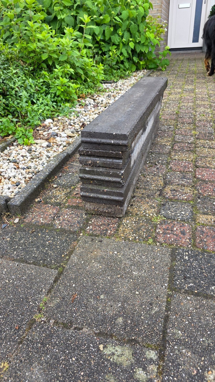 Gratis stoepbandjes afhalen, Tuin en Terras, Ophalen, Gebruikt, Beton, Overige typen