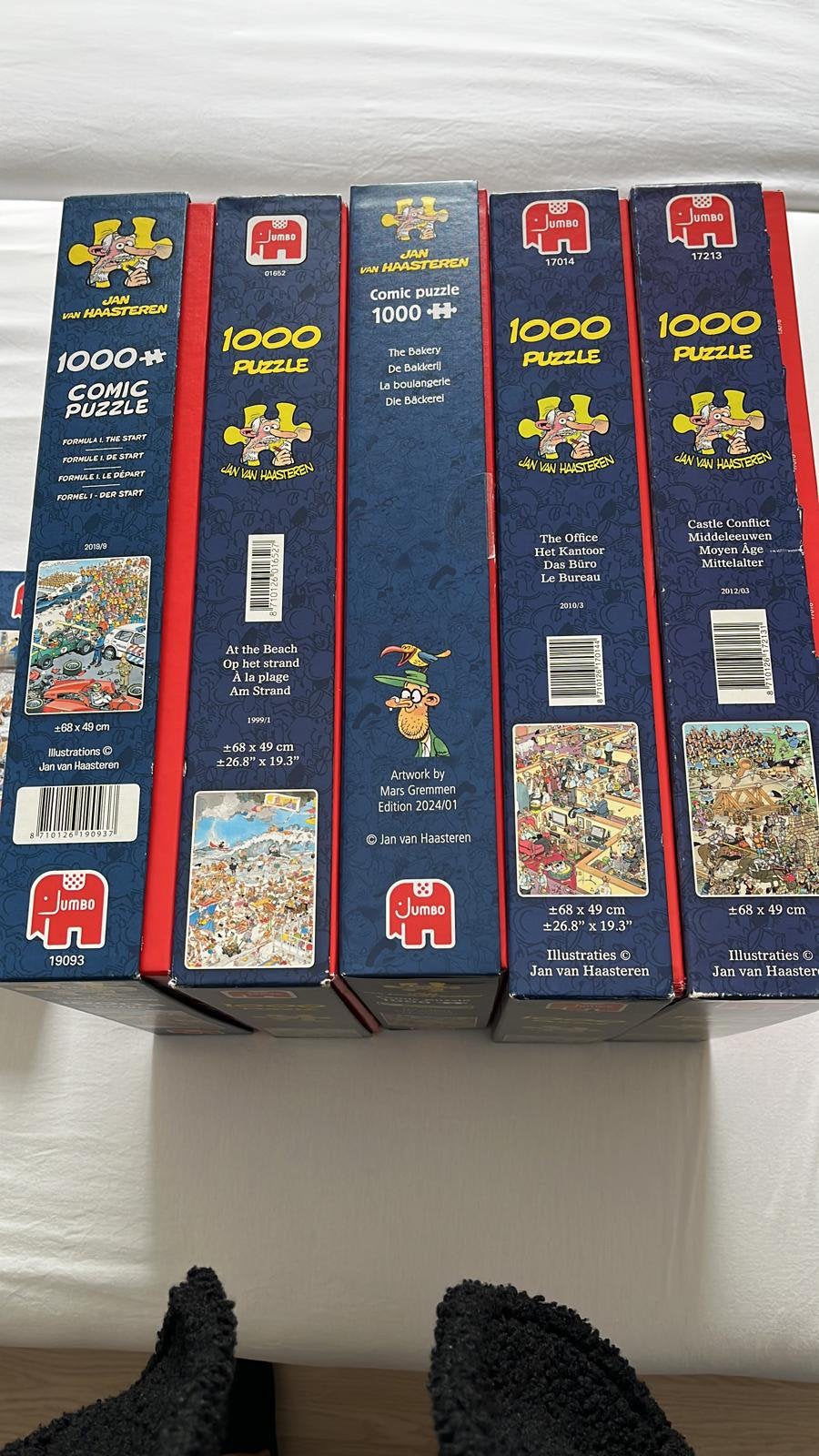 Te koop jan van H. Puzzles 500 en 950 st., Cd's en Dvd's, Alle leeftijden, Ophalen of Verzenden, Zo goed als nieuw