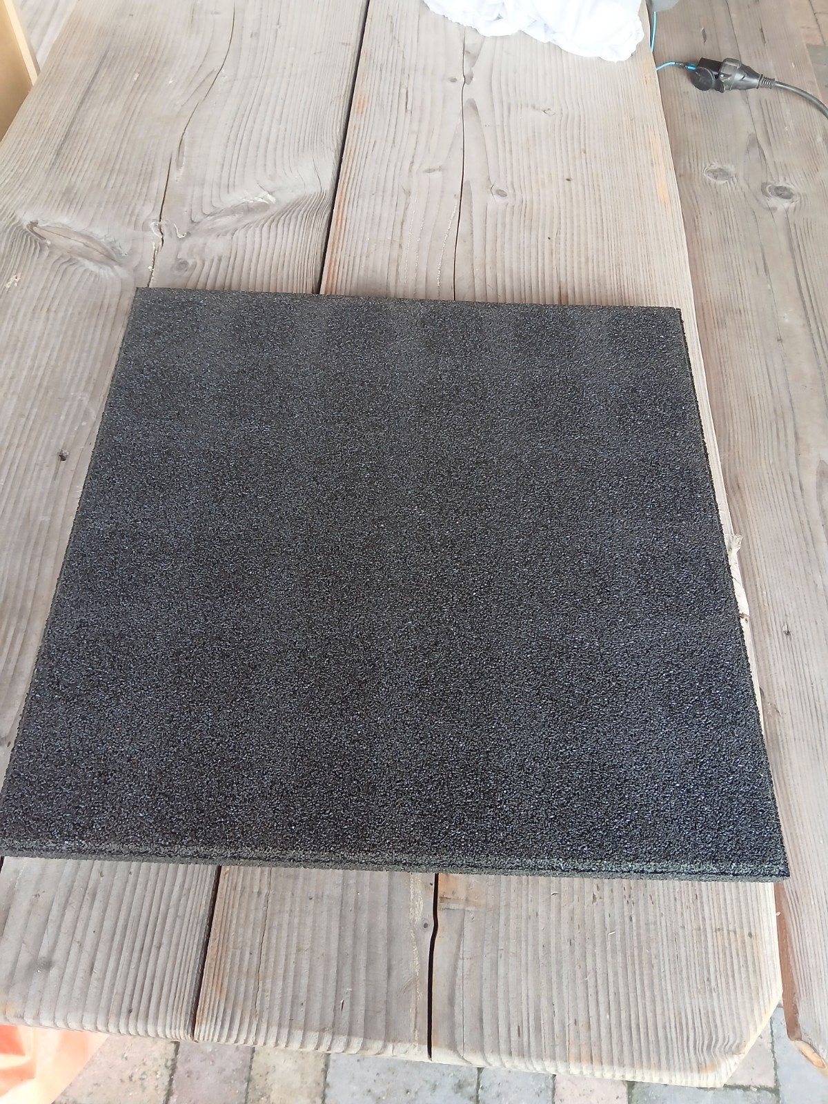 Nieuwe rubberen tegels 50x50x4,5 cm - 20 stuks, Ophalen of Verzenden