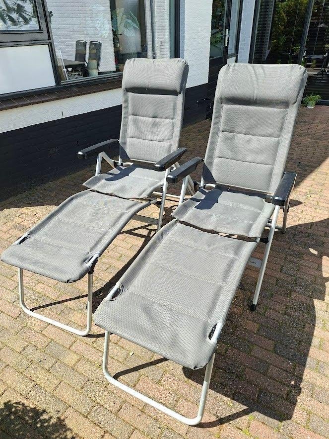 2x Travellife standestoel met voetensteun, Ophalen, Gebruikt, Campingstoel