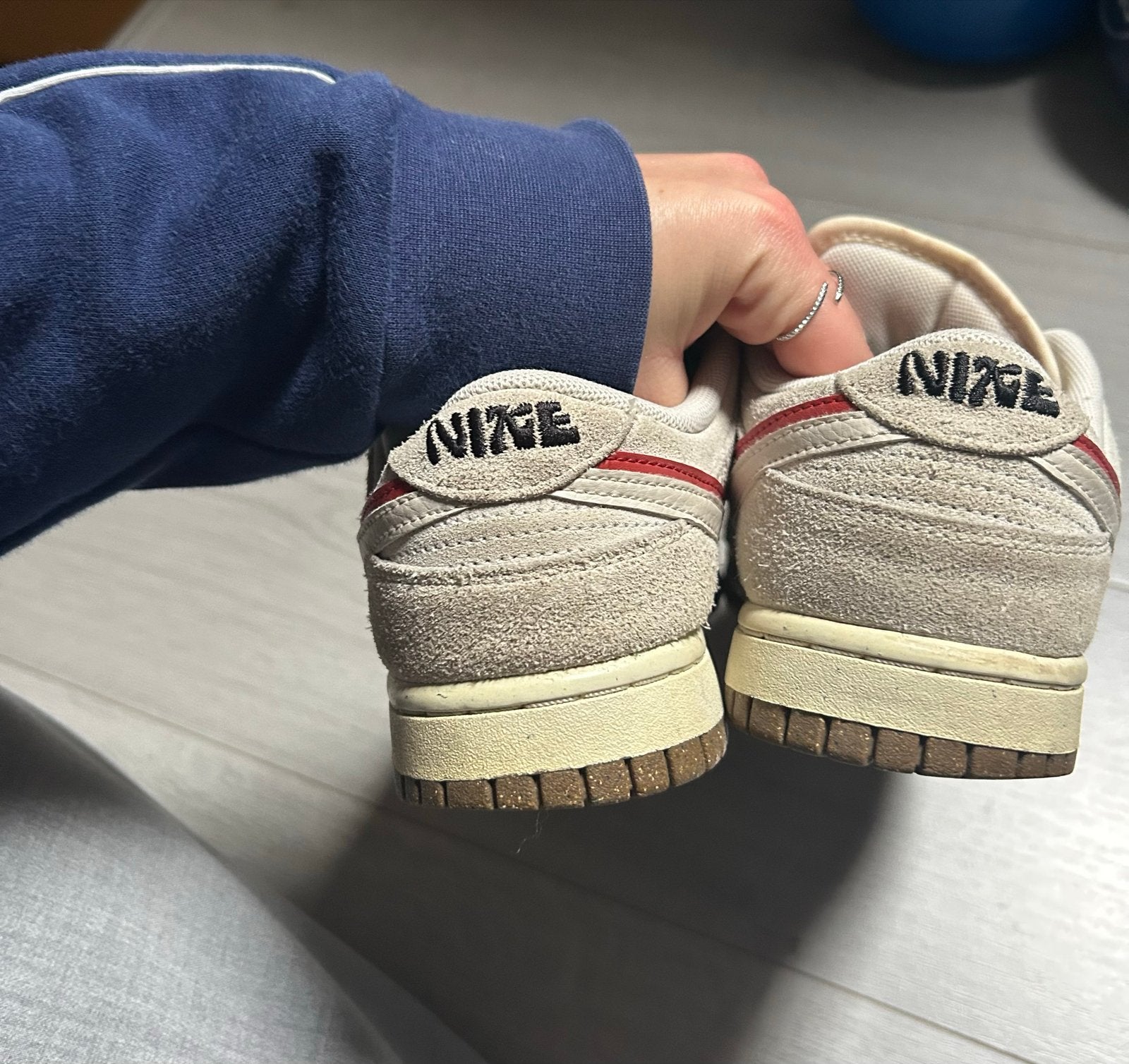 Nike Dunk Low 'Light Bone' sneakers - Maat 38, Kleding | Dames, Beige, Ophalen of Verzenden, Sneakers of Gympen, Gedragen