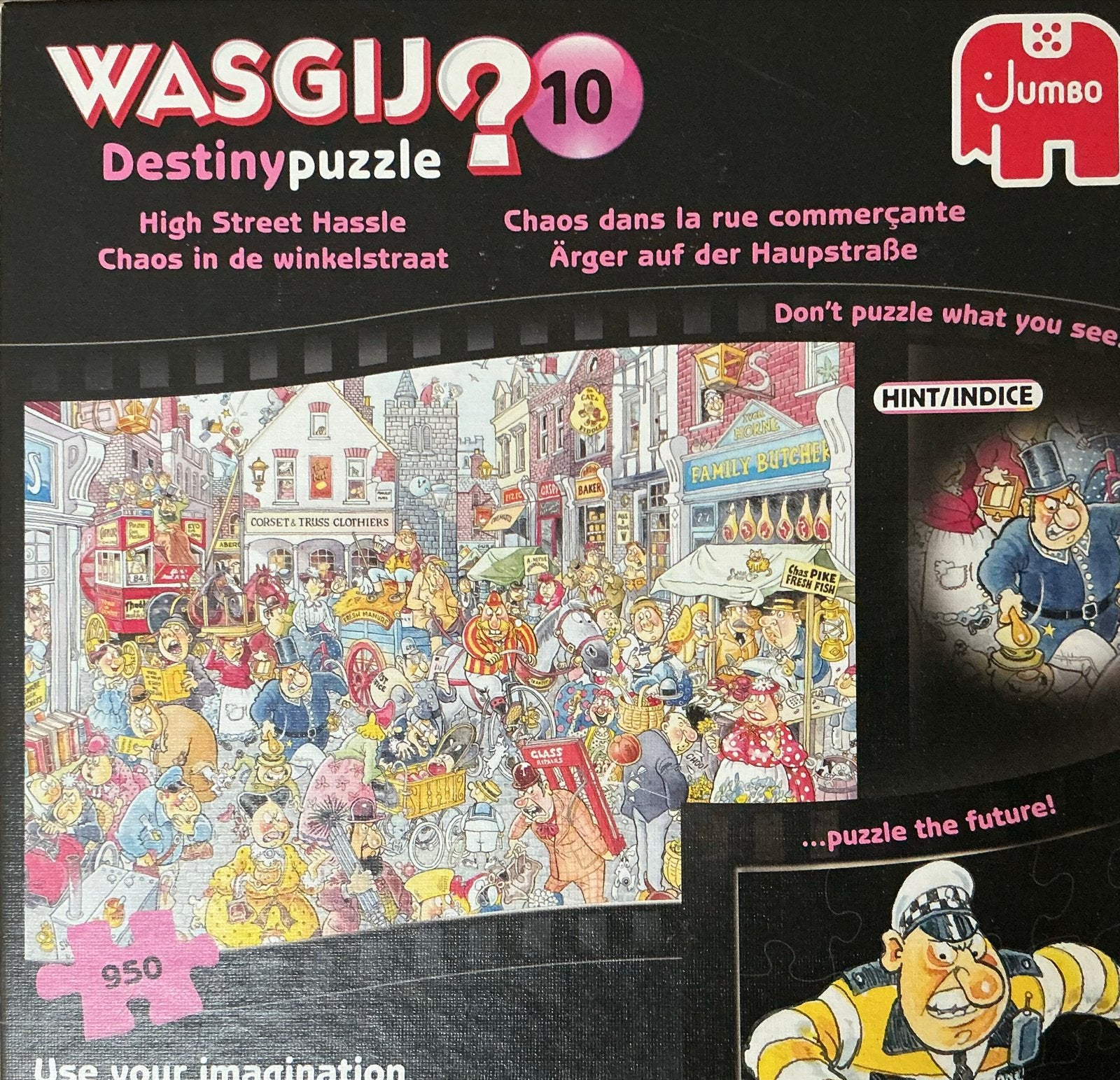 Wasgij Puzzels: Destiny, Mystery, Original (950 stukjes), Ophalen of Verzenden, 500 t/m 1500 stukjes, Gebruikt, Legpuzzel