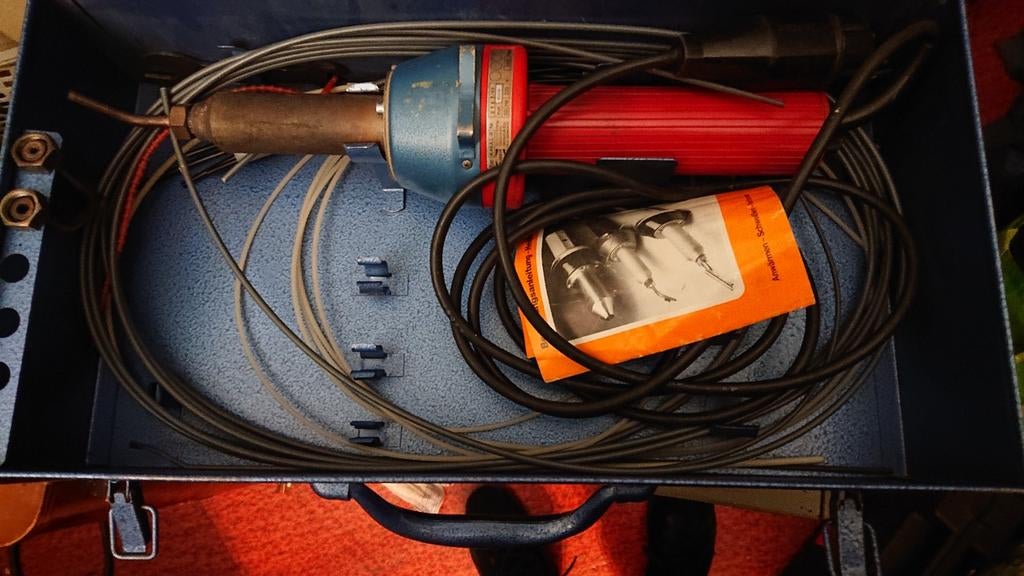 Zinser kunstoflasapparaat incl lasdraad, Ophalen of Verzenden, Gebruikt