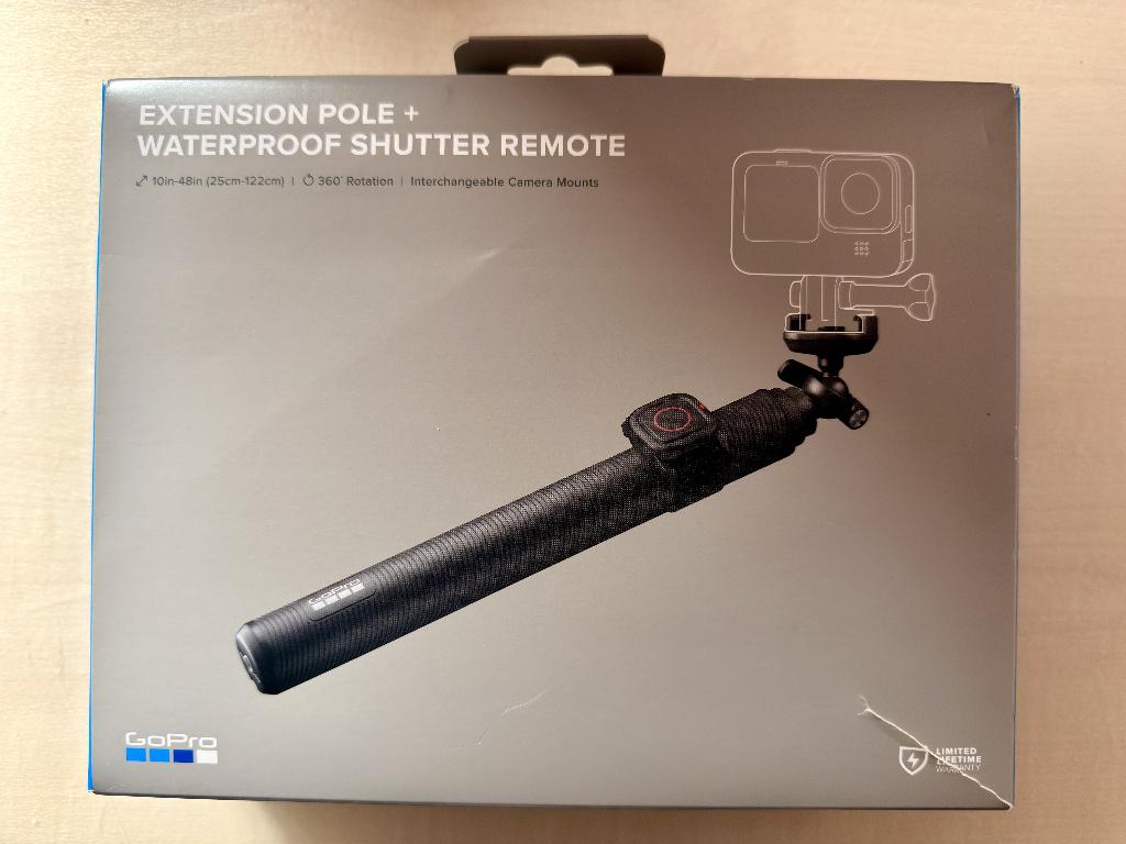 GoPro stick and shutter, Audio, Tv en Foto, Actiecamera's, Zo goed als nieuw, GoPro, Ophalen of Verzenden