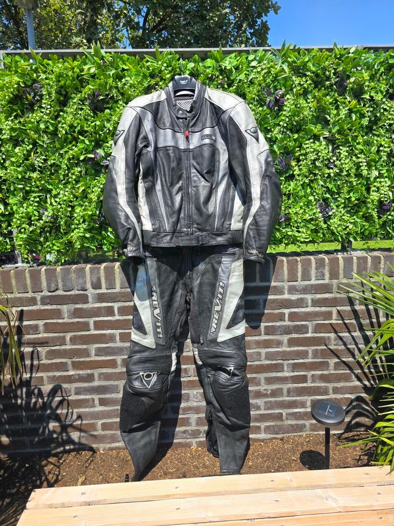REV'IT! Motorpak Combi Leer Zwart/Grijs, REV'IT!, Combipak, Dames, Ophalen of Verzenden