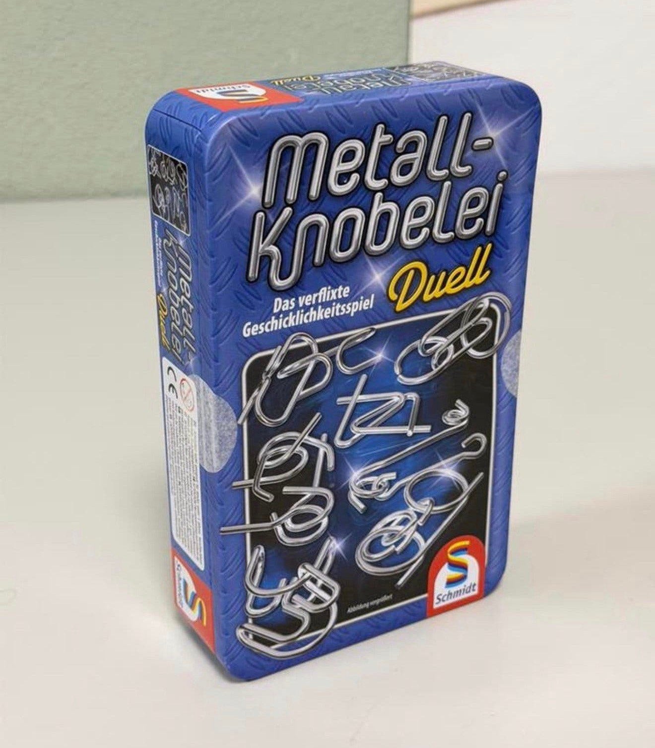 Schmidt Metall-Knobelei Duell Metalen knoop Puzzel Set, P, P, P, Nieuw