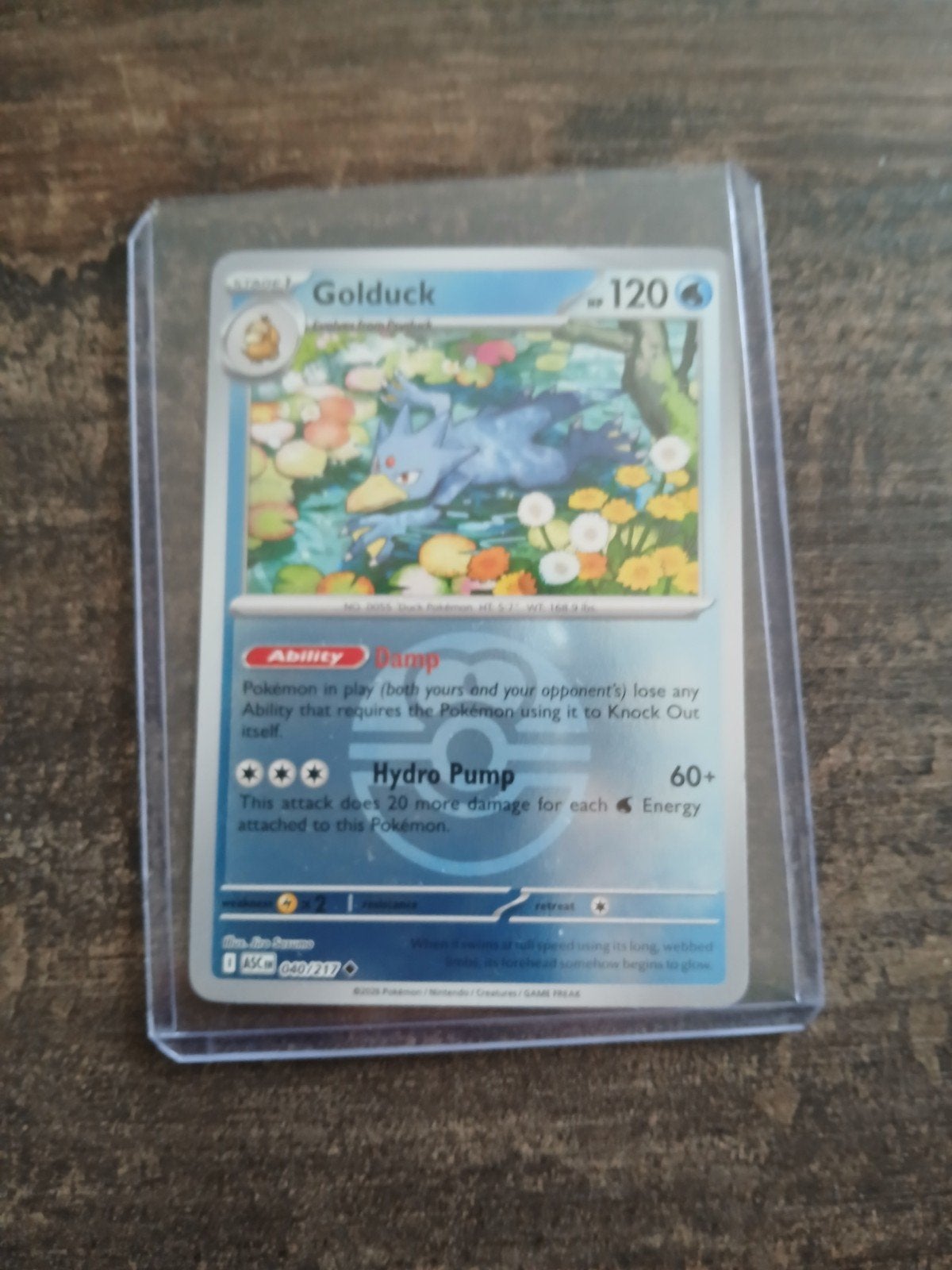 Pokémon Kaart: Golduck (040/217) - Nieuwstaat, Ophalen of Verzenden, Nieuw, Losse kaart