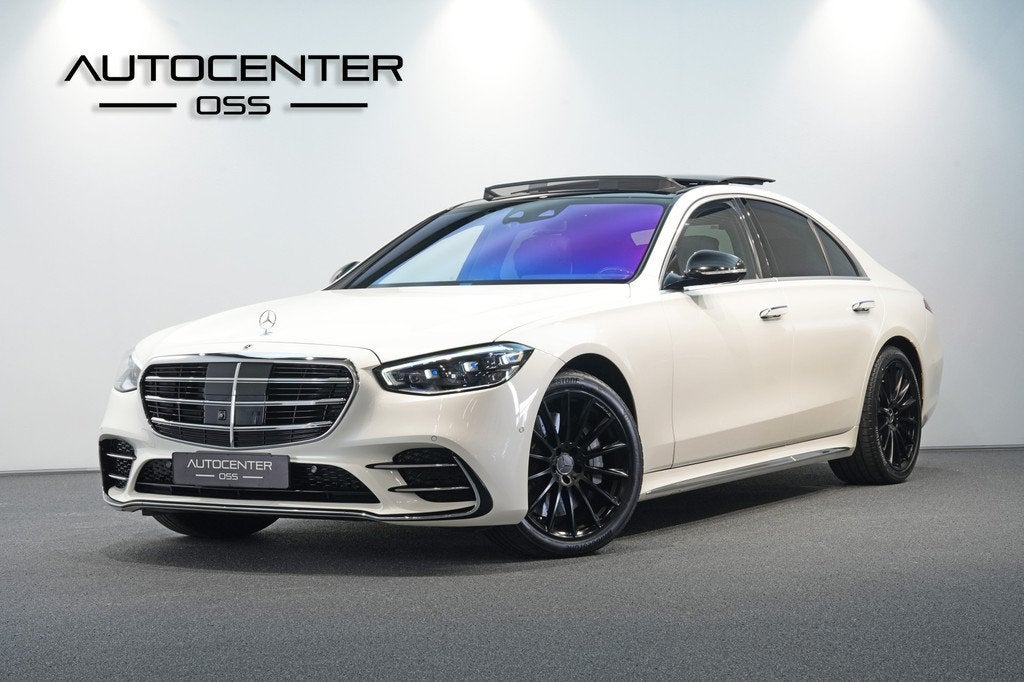 Mercedes-Benz S-Klasse 580 4MATIC AMG | Achterasbesturing |, Automaat, 12 maanden, Gebruikt, Wit