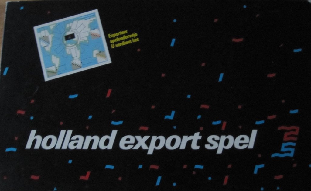 bordspel Holland Export Spel - KLM - Fokker - 1986, Een of twee spelers, Ophalen of Verzenden, Zo goed als nieuw, EVD