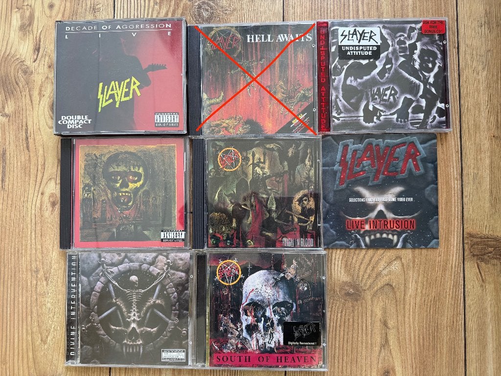 Slayer CD collectie, Cd's en Dvd's, Ophalen of Verzenden, Gebruikt
