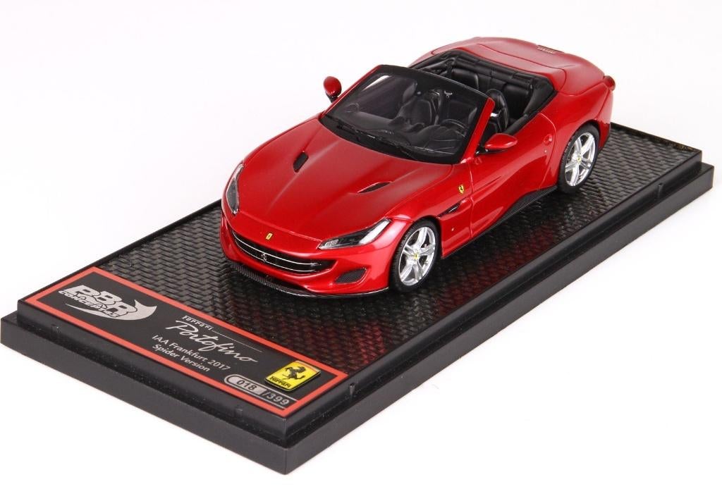 AANBIEDING ! Ferrari Portofino red Portofino BBR 1:43 C4F, Overige merken, BBR, Auto, .