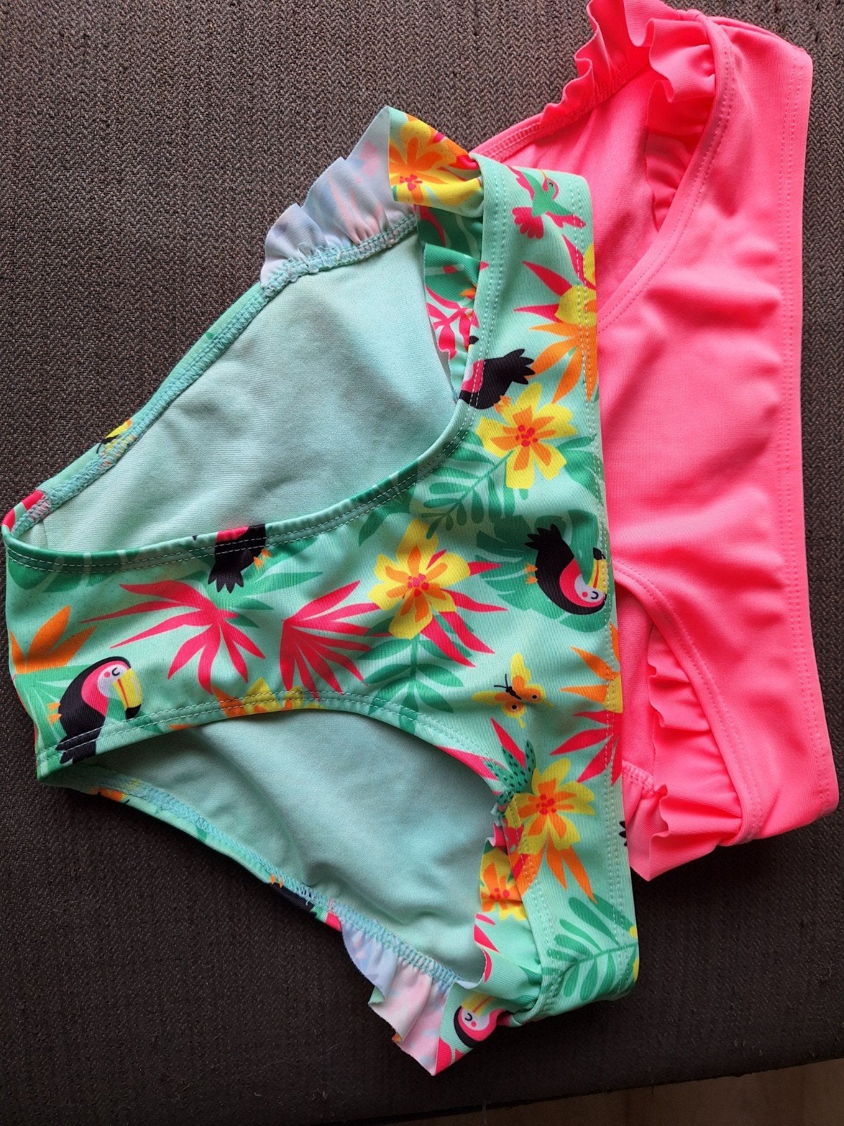 Zwembroekjes / bikinibroekjes mt 134/140 meisje, Gebruikt, Meisje, H&M, Bikinibroekje