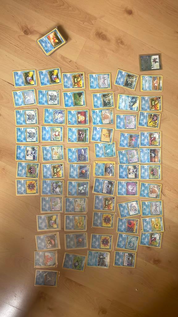 Eerste generatie water pokemon’s, Ophalen, Zo goed als nieuw, Meerdere kaarten