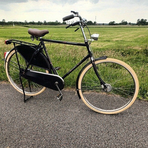 Gazelle tour populair herenfiets remstangen 3V 61cm IZGST, Fietsen en Brommers, Ophalen, Gebruikt, Versnellingen, 57 tot 61 cm
