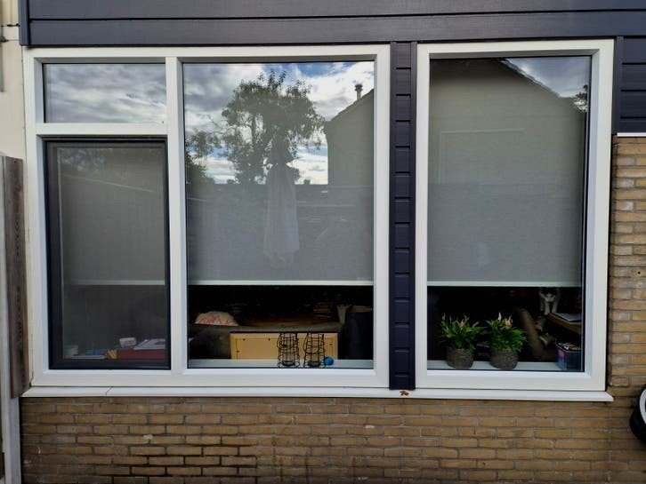 Moderne Gevelramen en Deur met Dubbelglas, Ophalen, Gevelraam of Ruit, Gebruikt, 160 cm of meer