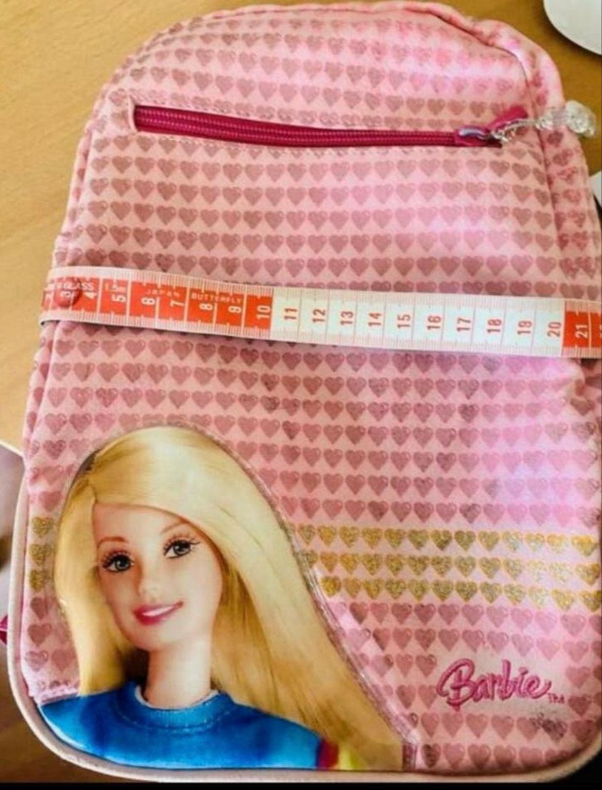 Roze Barbie Rugzak - Zo goed als nieuw!, Sieraden, Tassen en Uiterlijk, Minder dan 30 cm, Disney of Dora, Ophalen of Verzenden