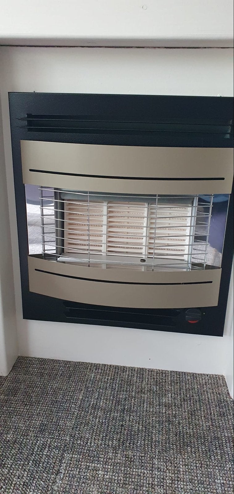 Gaskachel voor stacaravan of Tiny house, Ophalen, Gebruikt, Gas, Inbouw