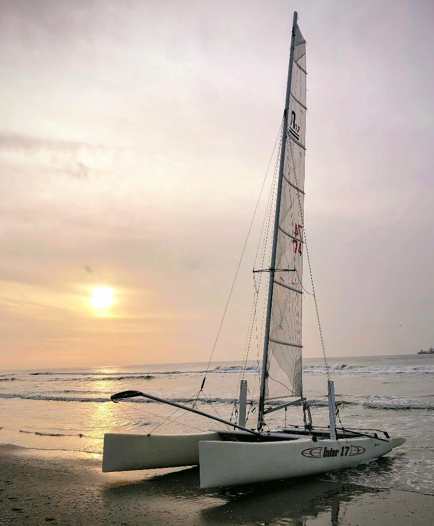 Nacra Inter 17 te koop, Ophalen, Gebruikt, 3 tot 6 meter, Minder dan 15 m²
