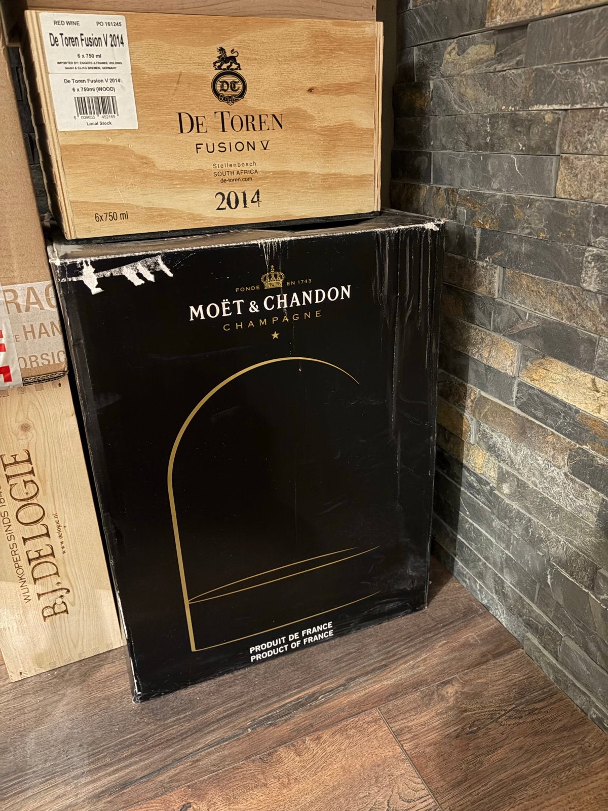 Nieuwe Moët & Chandon display voor 3 flessen, Ophalen, Nieuw, Kunststof, Modern