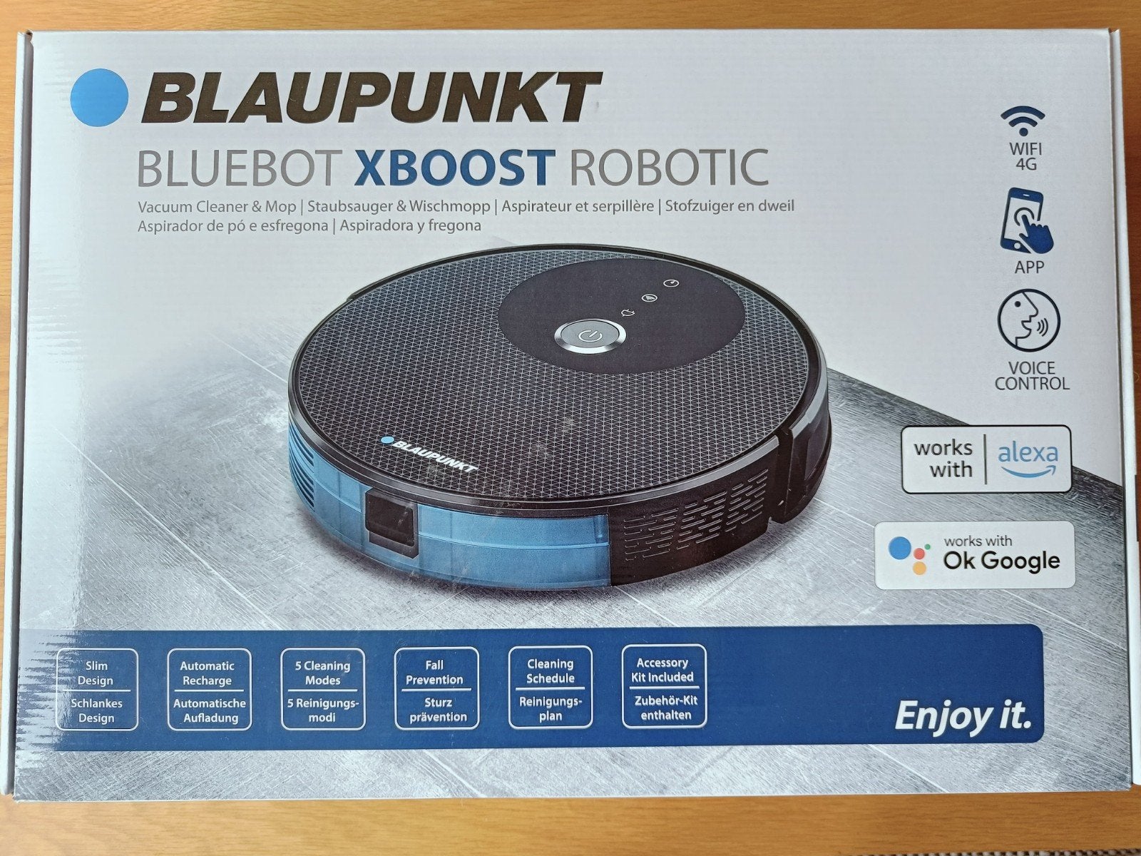 Blaupunkt Bluebot XBOOST Robotstofzuiger met Dweilfunctie