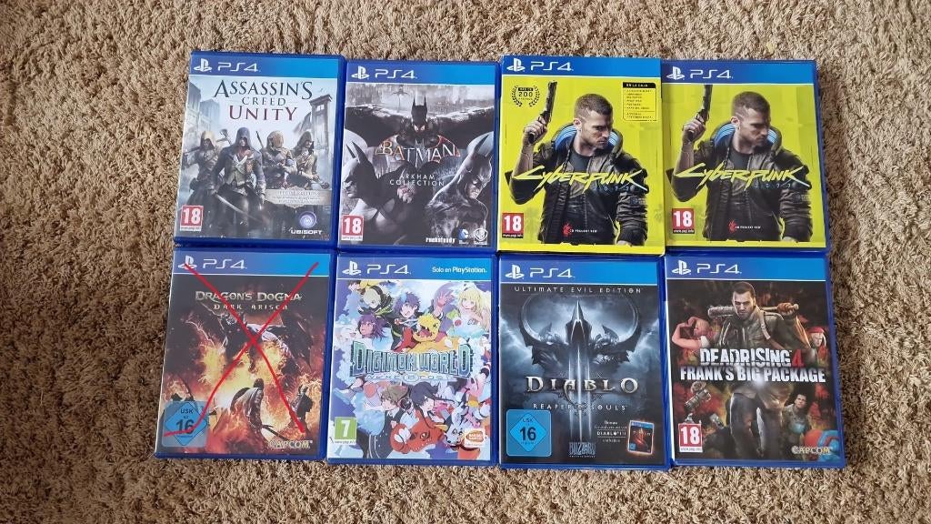 Ps4 Games (from 7€), Spelcomputers en Games, Games | Sony PlayStation 4, Zo goed als nieuw, Overige genres, 1 speler, Vanaf 18 jaar