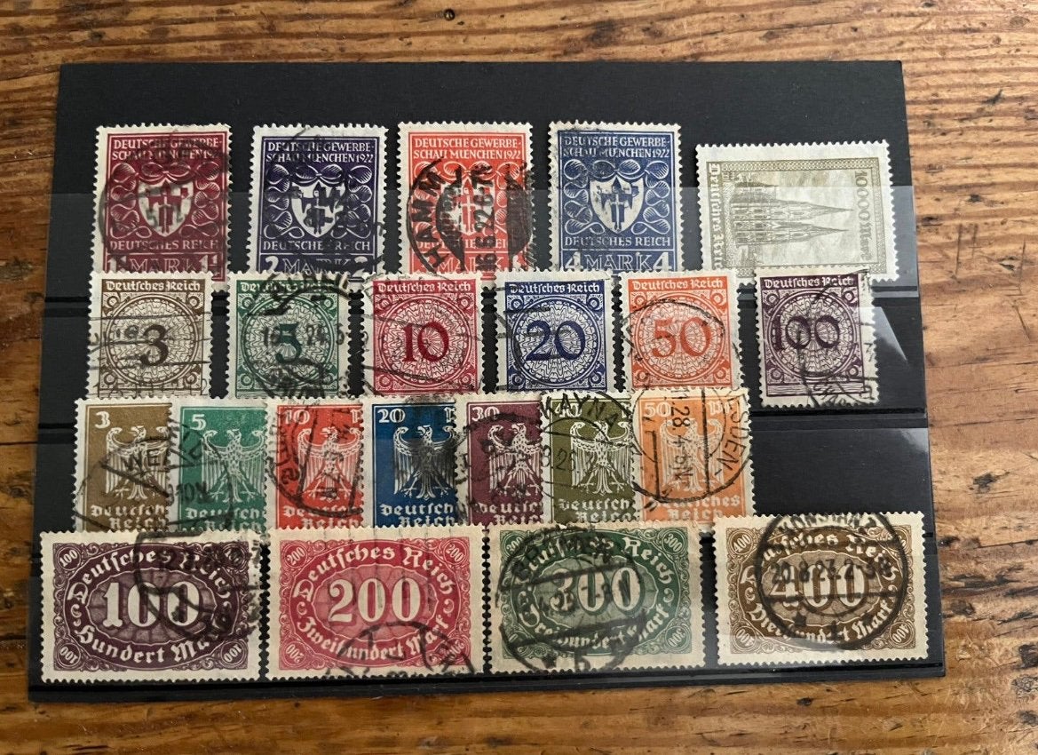 Postzegels Duitse Rijk kavel 01 5€ incl verzenden, Ophalen of Verzenden, Duitse Keizerrijk