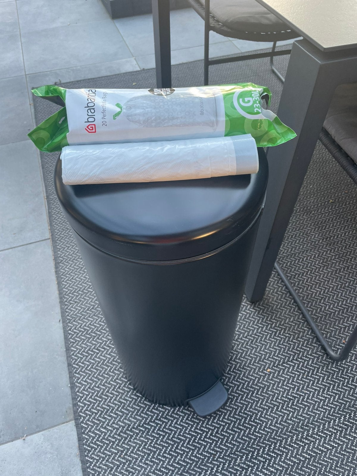 Brabantia pedaalemmer, Ophalen, Zo goed als nieuw, Metaal