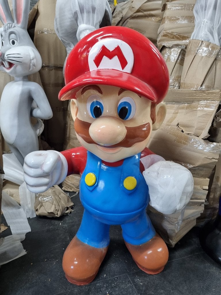 MOET WEG!! XXL Polyester Super Mario beeld, Verzamelen, Ophalen, Nieuw, Fantasy